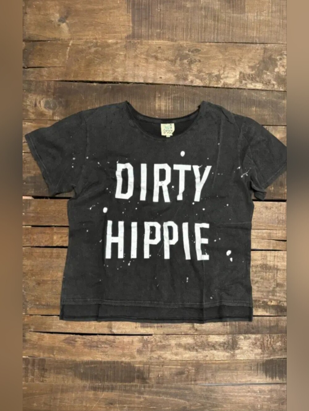 #1650 Jaded Gypsy Dirty Hippie Tee - Black